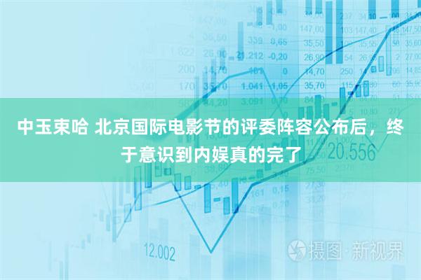 中玉束哈 北京国际电影节的评委阵容公布后，终于意识到内娱真的完了