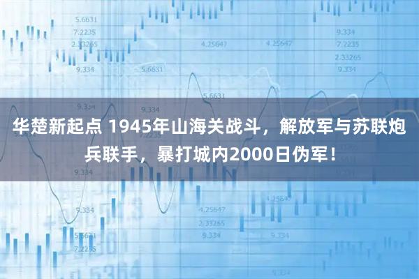 华楚新起点 1945年山海关战斗，解放军与苏联炮兵联手，暴打城内2000日伪军！