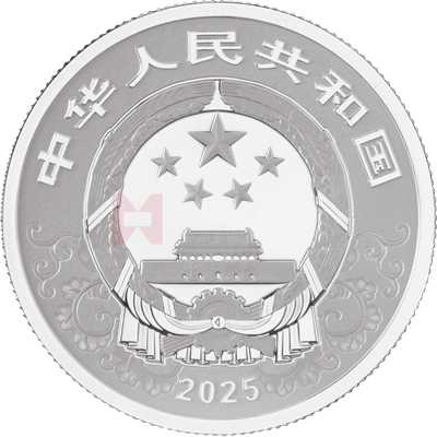 2025中國乙巳（蛇）年15克鉑質紀念幣